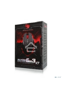 Мышь проводная A4Tech Bloody V7 черный, 3200 dpi, USB Type-A, кнопки - 8