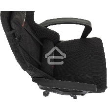 Кресло игровое Zombie Carry черный, крестов. пластик