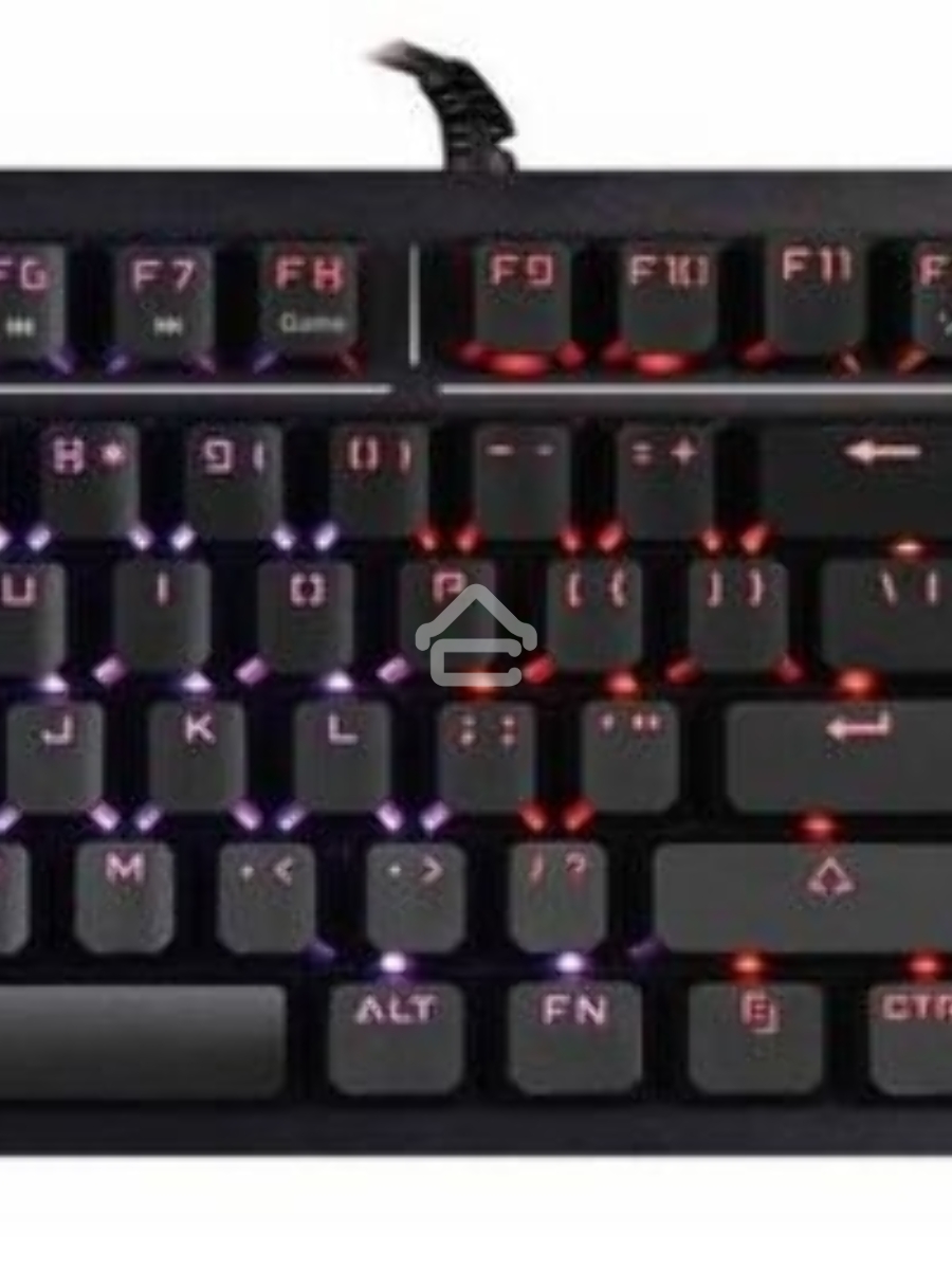 Клавиатура A4 B975 механическая черный USB Gamer LED (подставка для запястий)