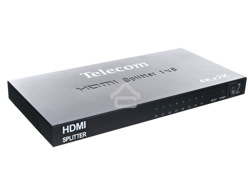 Разветвитель Telecom HDMI 1=>8 4k@30 HZ TTS7010