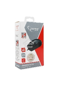 Мышь проводная Gembird MUSOPTI9-905U черный, 1000 dpi, USB, кнопки - 3