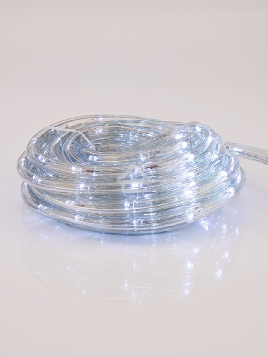 Дюралайт LED, свечение с динамикой (3W), 24 LED/м, белый, 14м