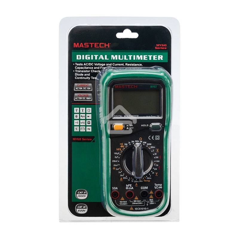 Универсальный мультиметр MY62N MASTECH