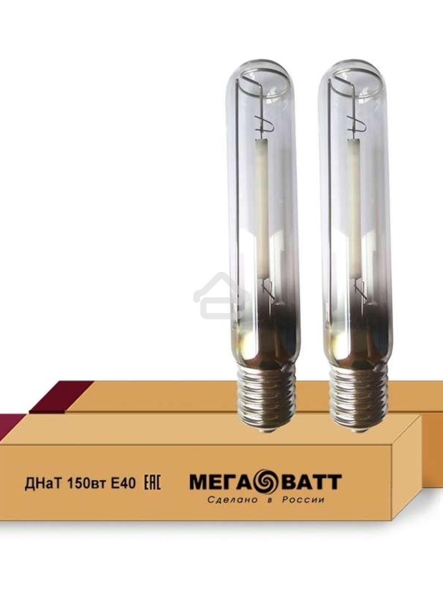 Лампа газоразрядная натриевая ДНаТ 150 E40 (25) МЕГАВАТТ 02935