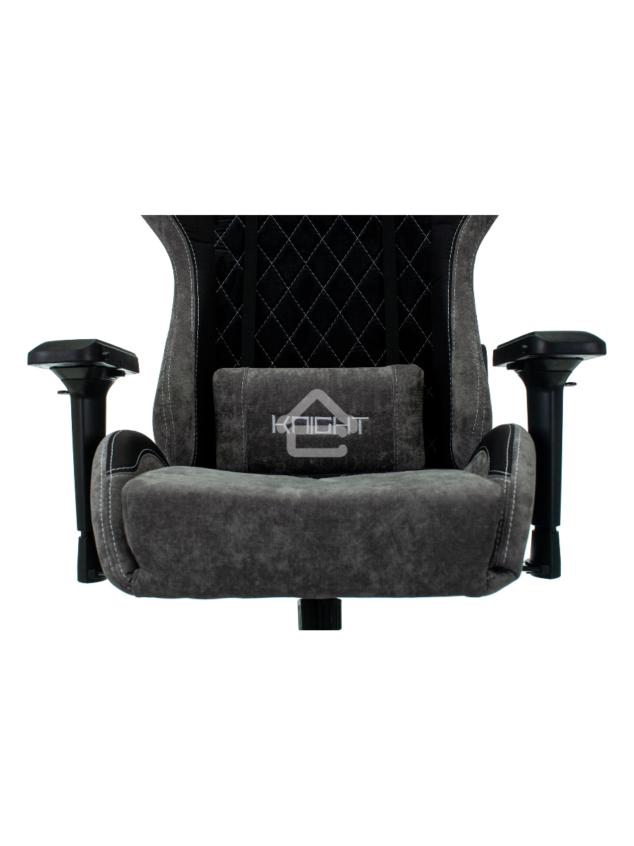 Кресло игровое Бюрократ VIKING 7 KNIGHT B FABRIC черный текстиль/эко.кожа крестовина металл/пластик