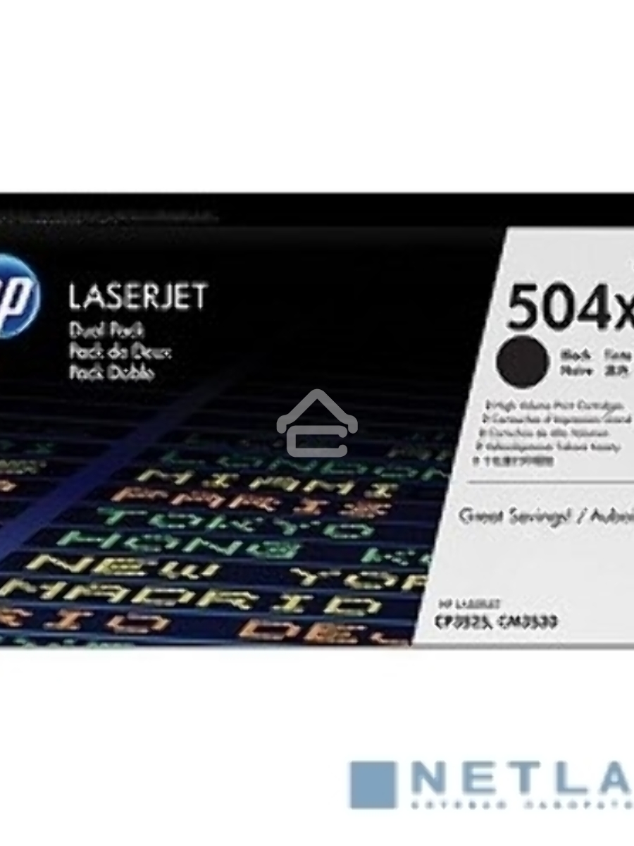 Картридж лазерный HP CE250XD черный двойная упаковка для CLJ CP3525, CM3530 2 х 10 500 стр.