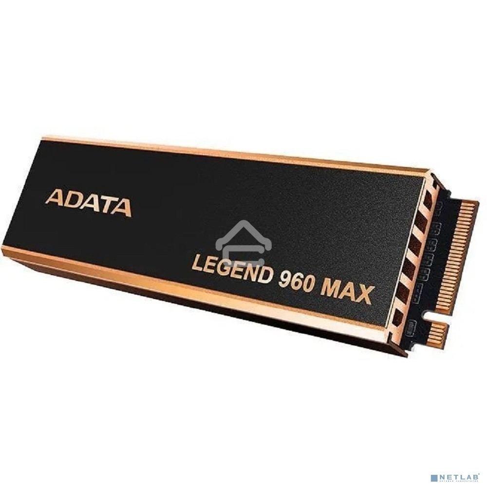Накопитель SSD ADATA LEGEND 960 MAX, 1Tb, PCIe 4.0 x4, M.2 2280, NVMe, R/W 7400/6000, с радиатором