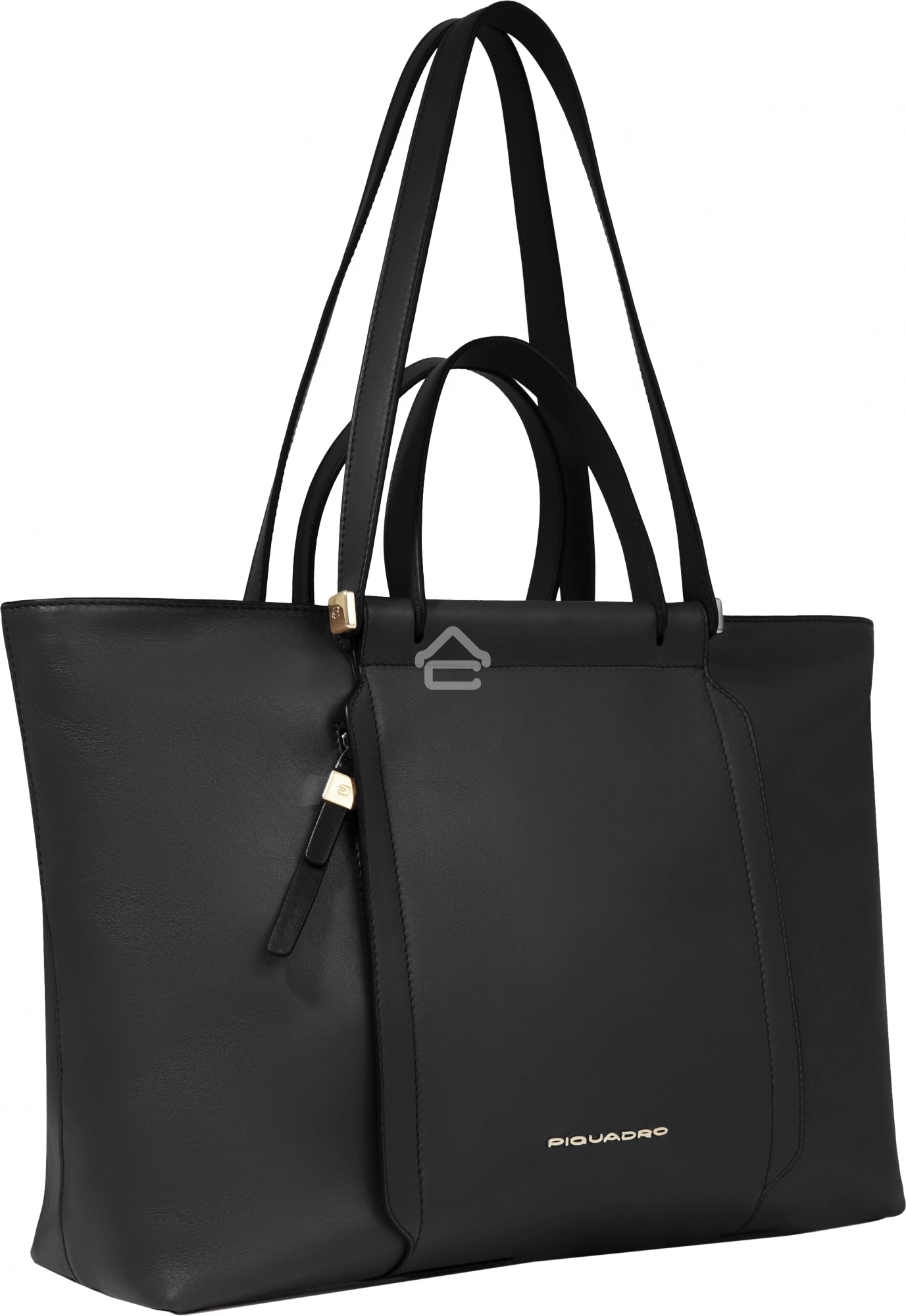 Сумка для ноутбука женская Piquadro Circle BD3336W92/N, натур.кожа, черный