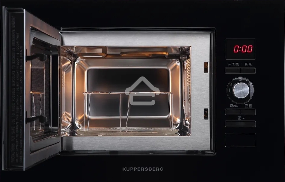 Встраиваемая микроволновая печь Kuppersberg HMW 625 B 20 л, High-Tech, 800 Вт, черный
