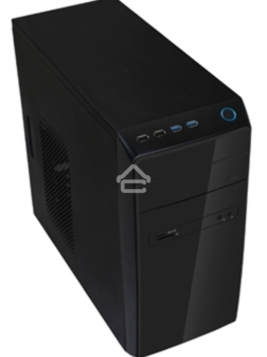 Компьютерный корпус InWin POWERMAN ES726BK USB 3.0 (Mini Tower, mATX, 450W PM-450ATX, USBx2, USB 3.0x2 + Audio, черный) <6120259>