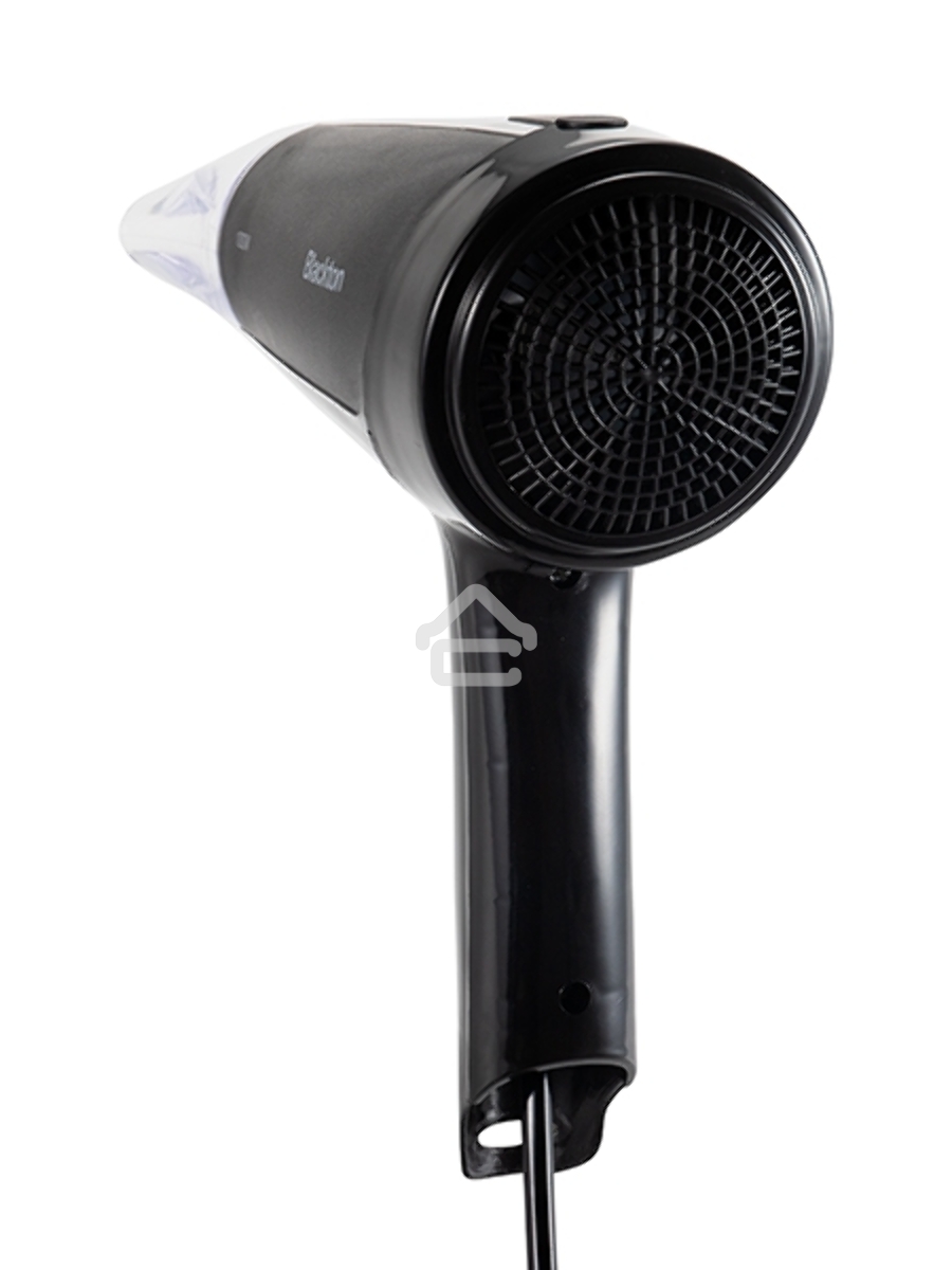 Фен Blackton Bt HD1002C Black Мощность 1000 Вт, Напряжение 220 В, 50 Гц, Регулировка воздушного потока 2, Регулировка температуры 2, Петля для подвешивания, Концентратор.