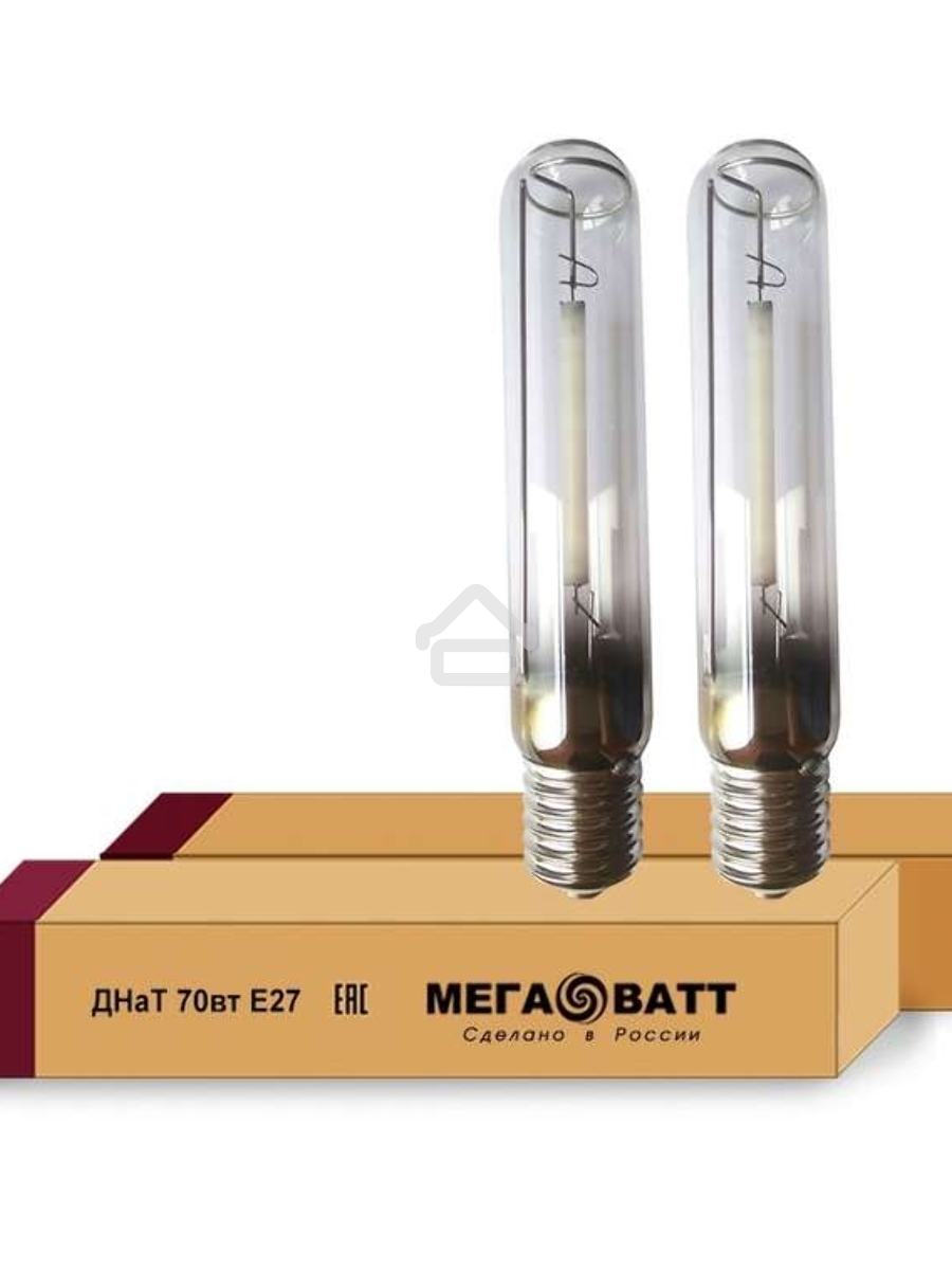 Лампа газоразрядная натриевая ДНаТ 70 E27 (25) МЕГАВАТТ 02911