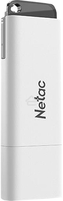 Флешка USB Netac U185 64Gb <NT03U185N-064G-30WH>, USB 3.0, с колпачком, пластиковая белая