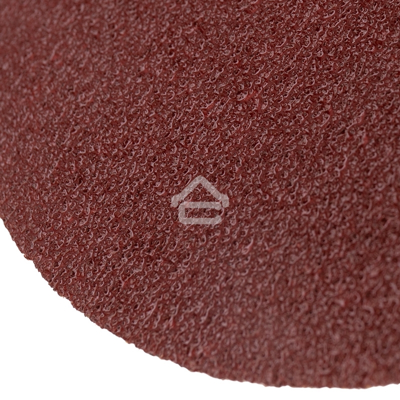 Диск абразивный Kranz на ворсовой основе на липучке, без отверстий, P 120, 125 мм, 10 шт.