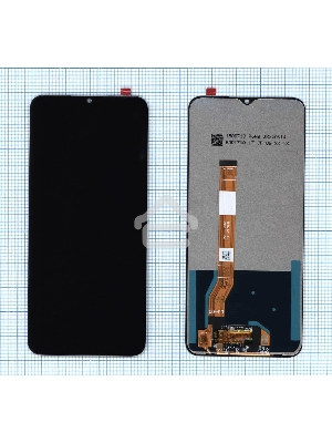 Дисплей для Realme C35 черный