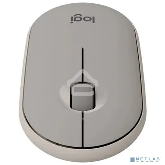 Мышь беспроводная Logitech Pebble M350 серый, 1000 dpi, радиоканал, Bluetooth, USB, кнопки - 3