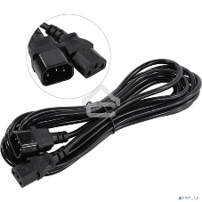 Кабель монитор-компьютер (UPS->уст-во) ExeGate Power EC-5P (С13->С14) VDE-250V-3*1,00-CU, 10A, 5м
