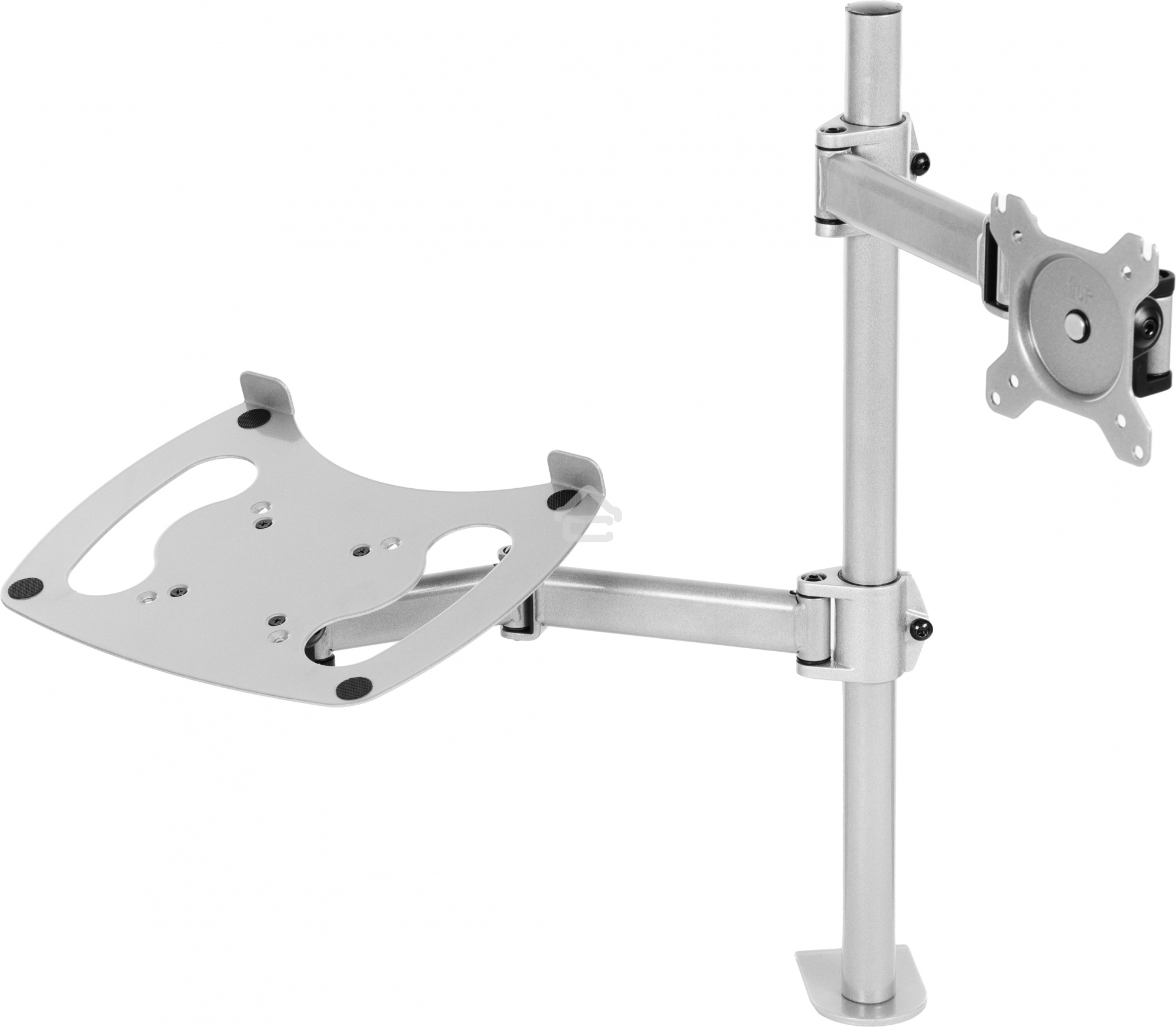 Кронштейн для монитора/ноутбука Cactus CS-VM-LH07-AL серебряный 13