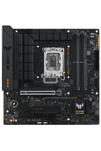 Материнская плата ASUS TUF GAMING B760M-PLUS, LGA 1700, Intel B760, 4xDDR5, 4xSATA, 2xM.2, 1xPCIe 5.0 x16, 1xPCIe 4.0 x4, 1xPCIe x1, 2xUSB-A 3.2 Gen 2, 3xUSB-A 3.2 Gen 1, 2xUSB 2.0, 1xUSB-C 3.2 Gen 2x2, 1x2.5Gb LAN, 5x3.5 мм, 7.1, mATX