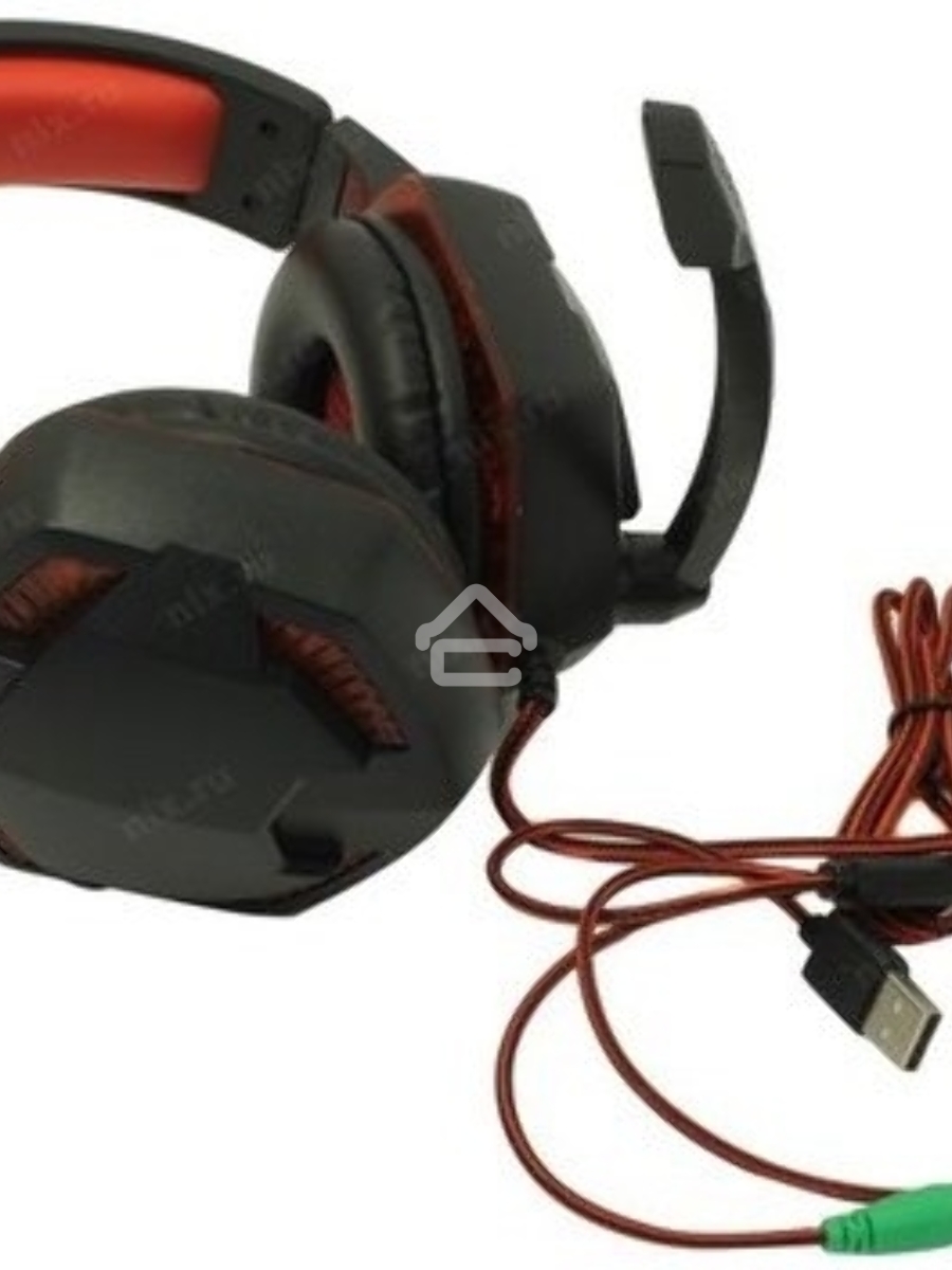 Гарнитура Defender WARHEAD G-370 черный/красный