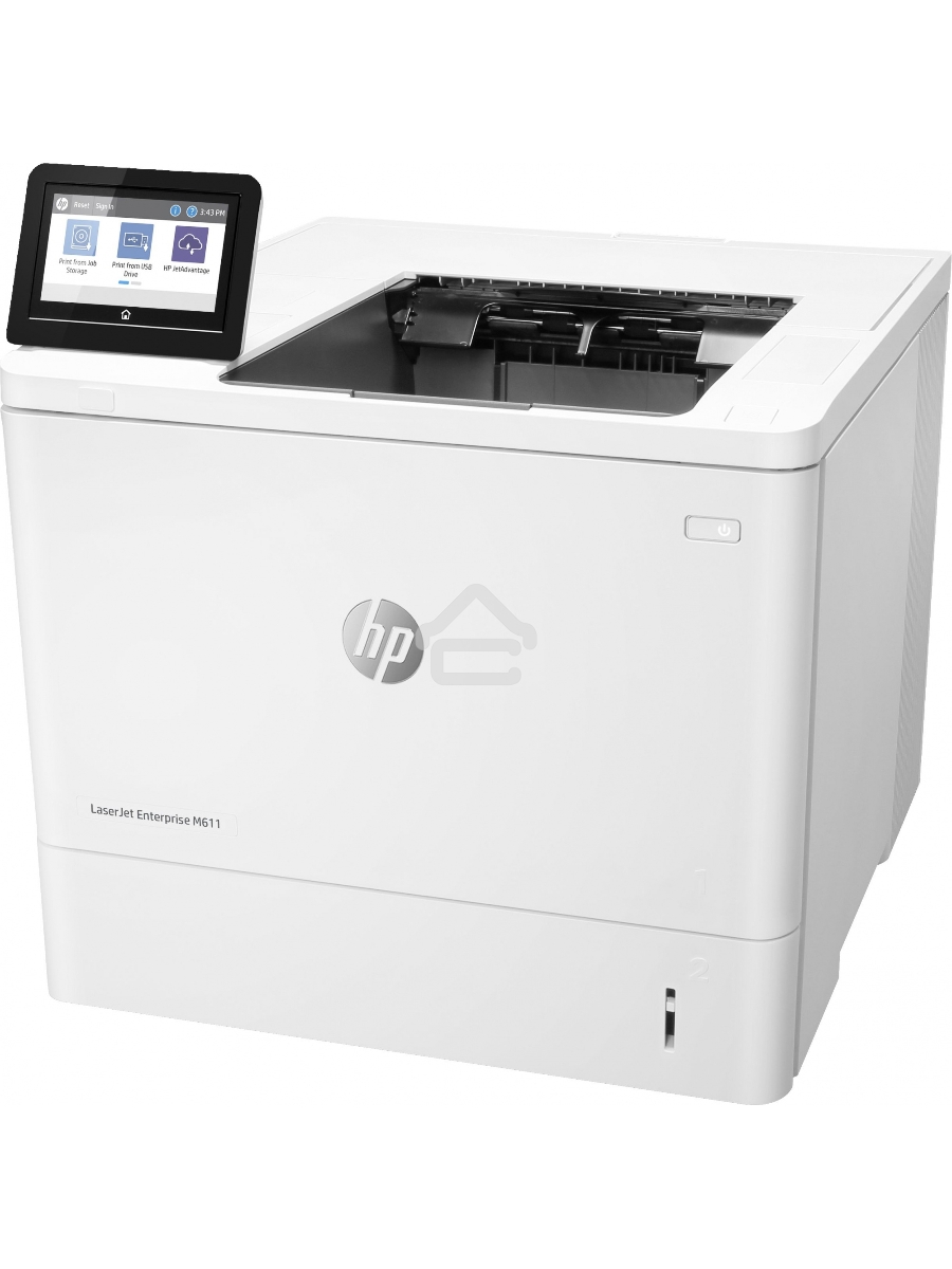Принтер лазерный HP LaserJet Enterprise M611dn (7PS84A), A4, ч/б, печ. до 61 стр/мин., 1200 x 1200 dpi, USB, RJ-45