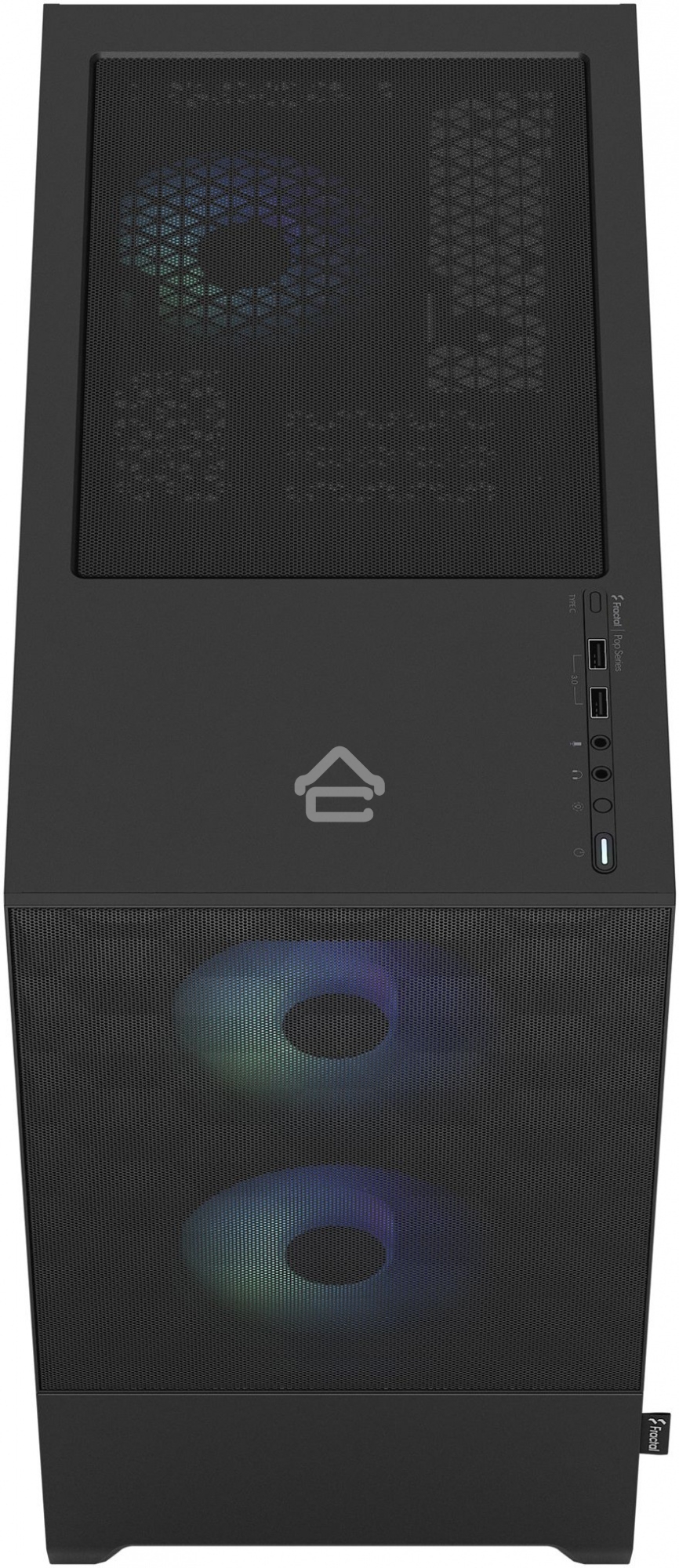 Компьютерный корпус Fractal Design Pop Mini Air RGb черный TG Clear Tint FD-C-POR1M-06
