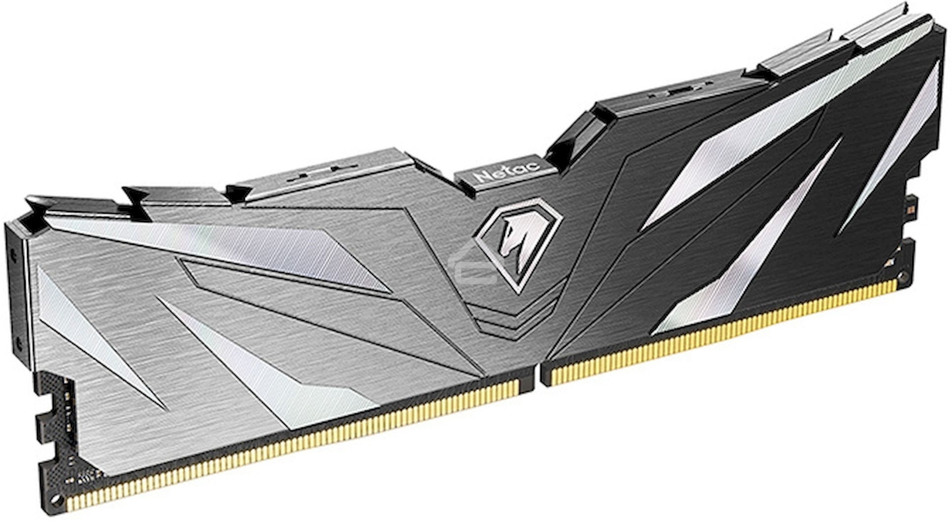 Оперативная память NETAC, DDR4, 16GB (1x16GB), 3200MHz, CL16, DIMM, с радиатором, черный