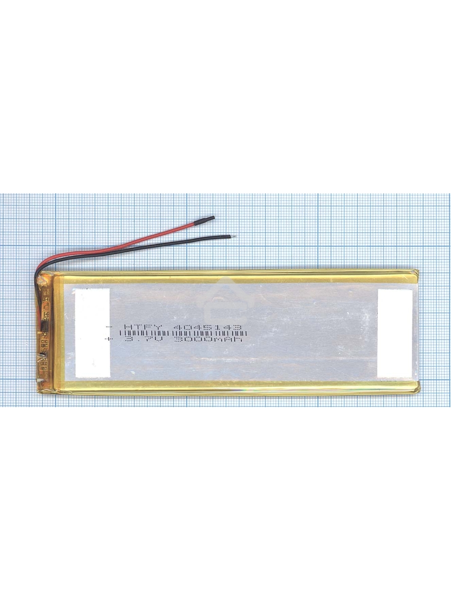Аккумулятор Li-Pol (батарея) 4*45*143мм 2pin 3.7V/3000mAh