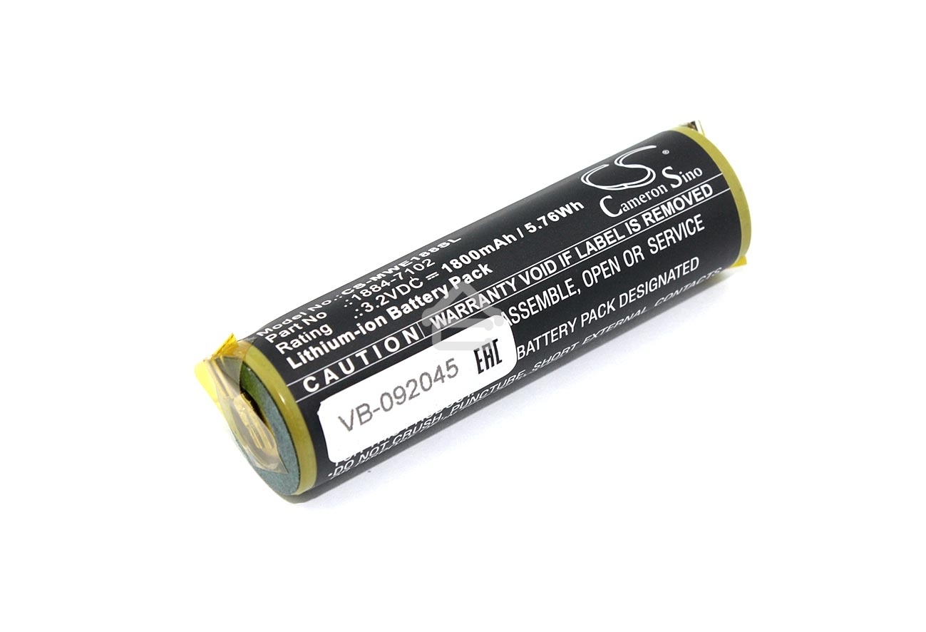 Аккумулятор CameronSino CS-MWE188SL для Moser Ermila 1884 3,2V 1800mAh li-ion