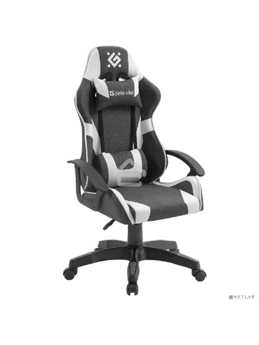 Кресло игровое Defender IBIS GREY/WHITE 64043