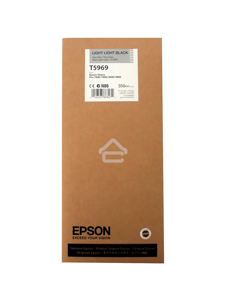 Картридж струйный Epson C13T596900 светло-серый для Epson I/C SP 7900/9900 (350мл)
