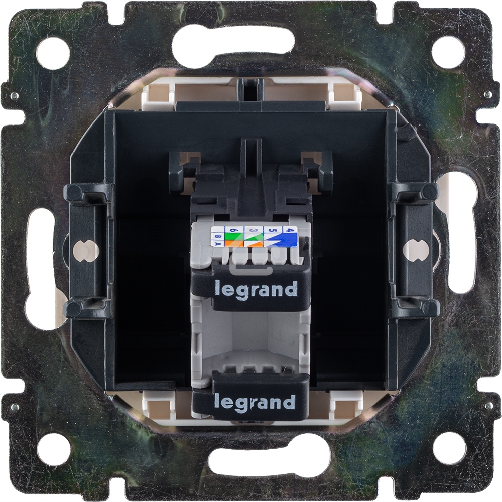 Компьютерная розеткаLegrand Valena 774230, белая RJ45 5 кат UTP
