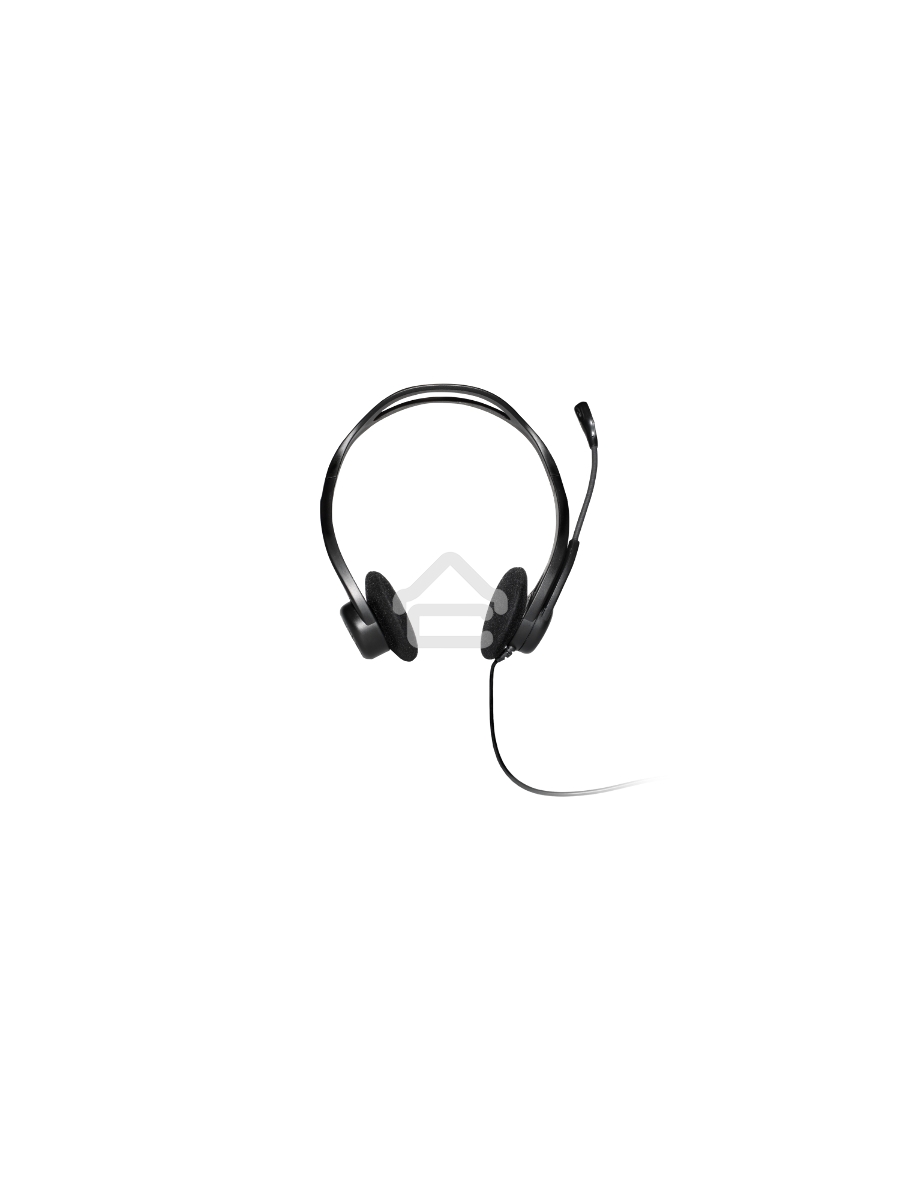 Наушники с микрофоном Logitech 960 черный 2.4м накладные оголовье (981-000100)