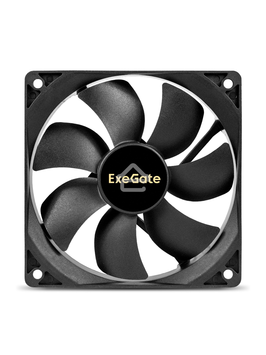 Вентилятор для корпуса ExeGate EX12025B3PM черный, 120 мм, 1550 об/мин, 25 дБ, 3 pin