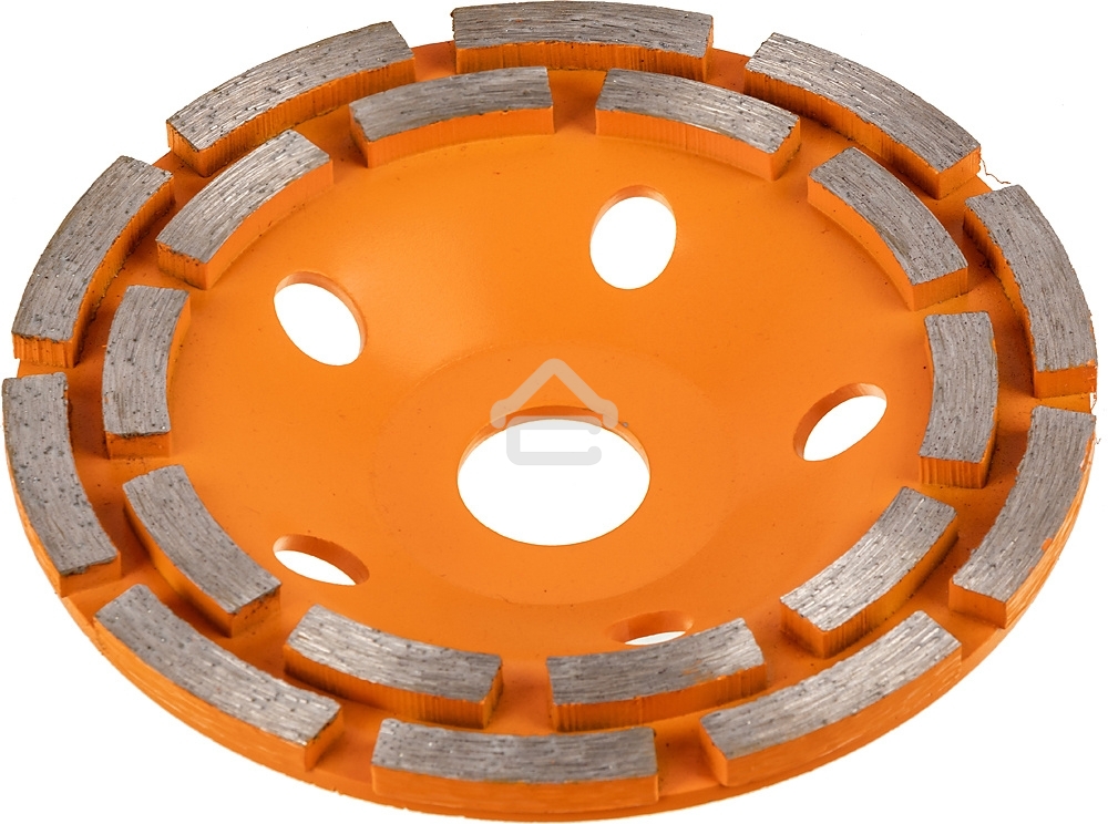 Чашка алмазная зачистная 125мм двухрядная Вихрь 73/10/3/6