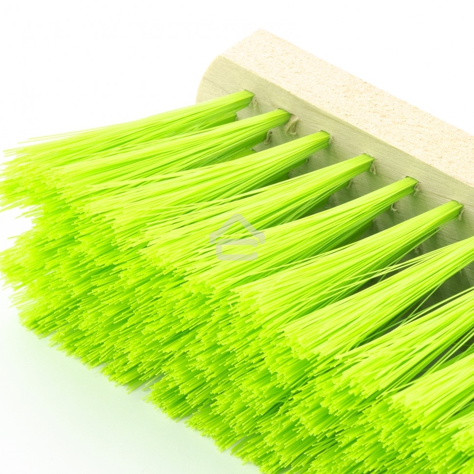 Щетка Сибртех деревянная для пола,400 мм5 рядтулейка с резьбой под углом, без черенка