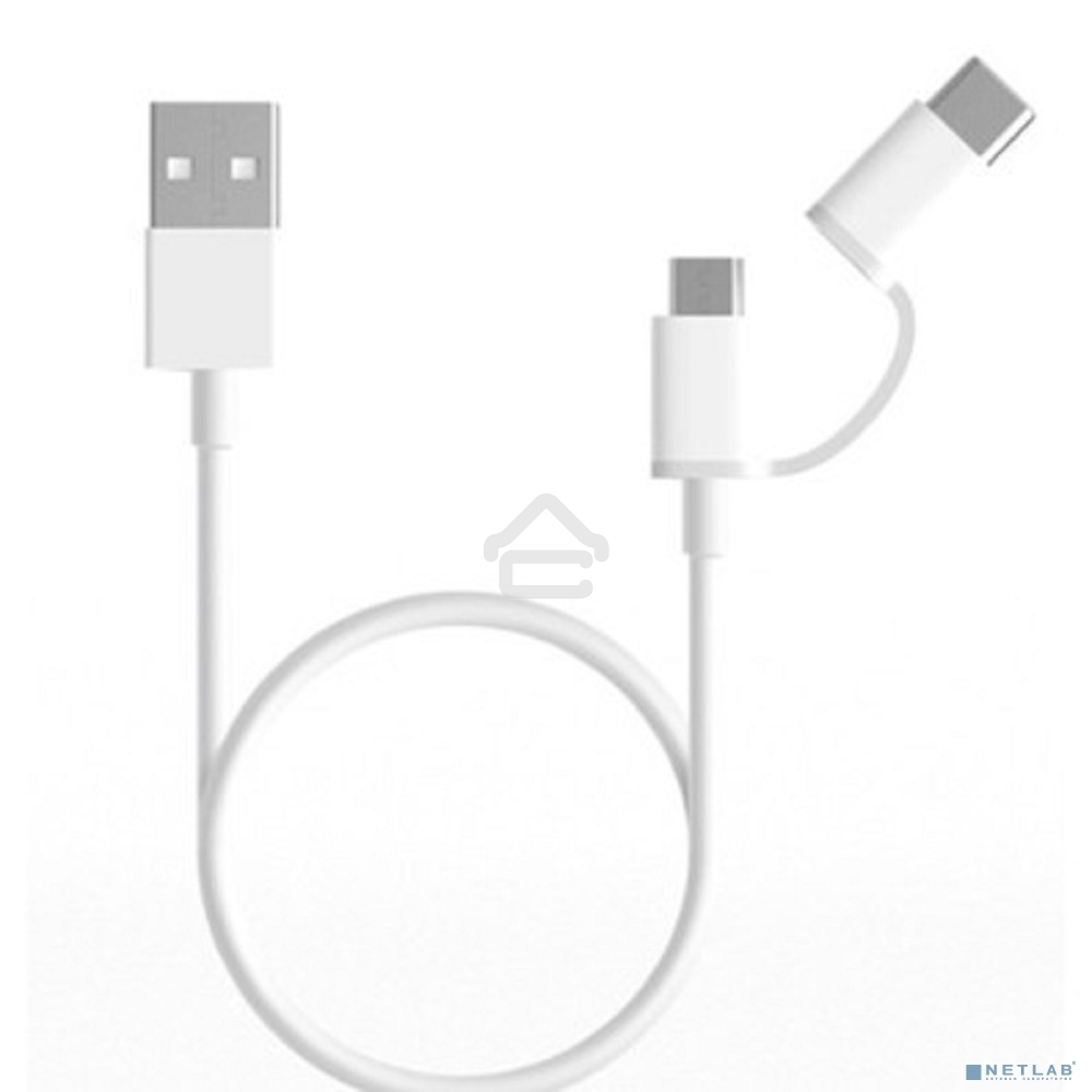 USB-кабель Xiaomi Mi 2-in-1 USB Cable Micro-USB to Type-C (30cm)