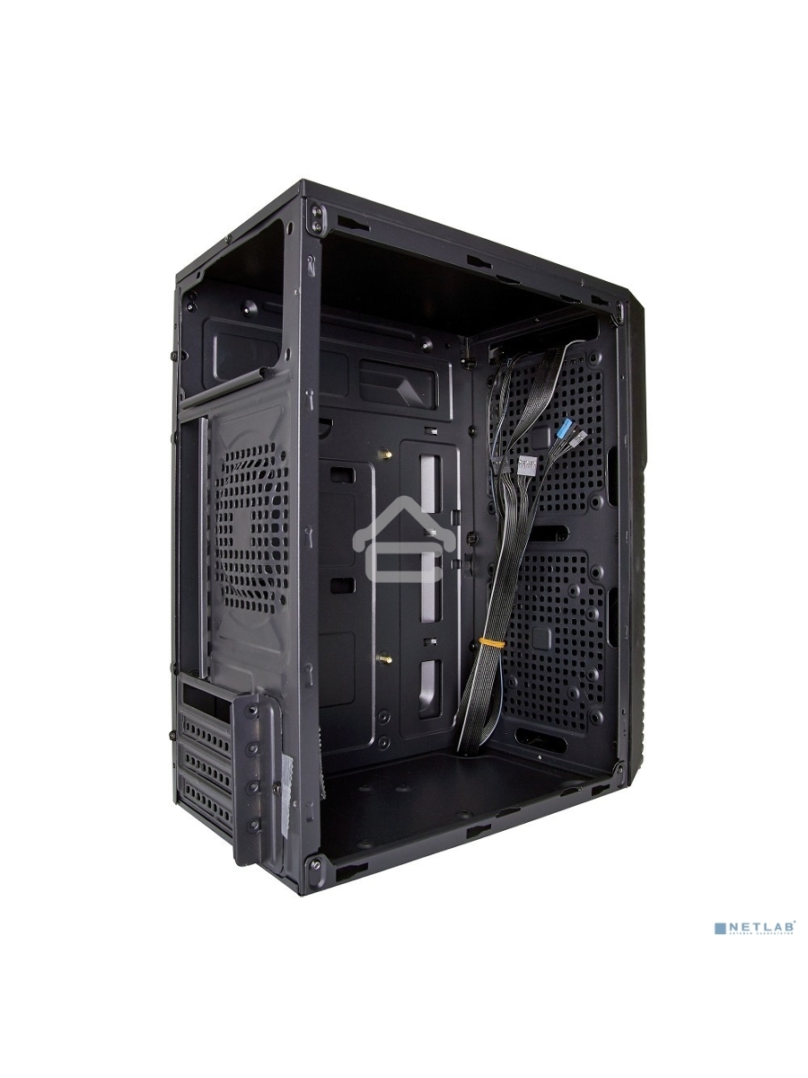 Компьютерный корпус Minitower Exegate BAA-103 Black, mATX, <AAA450, 80mm>, 2*USB, Audio
