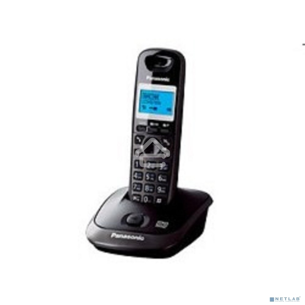 Телефон беспроводной (DECT) Panasonic KX-TG2521RUT (титан) АОН, Caller ID,спикерфон,голосовой АОН,полифония,цифровой автоответчик