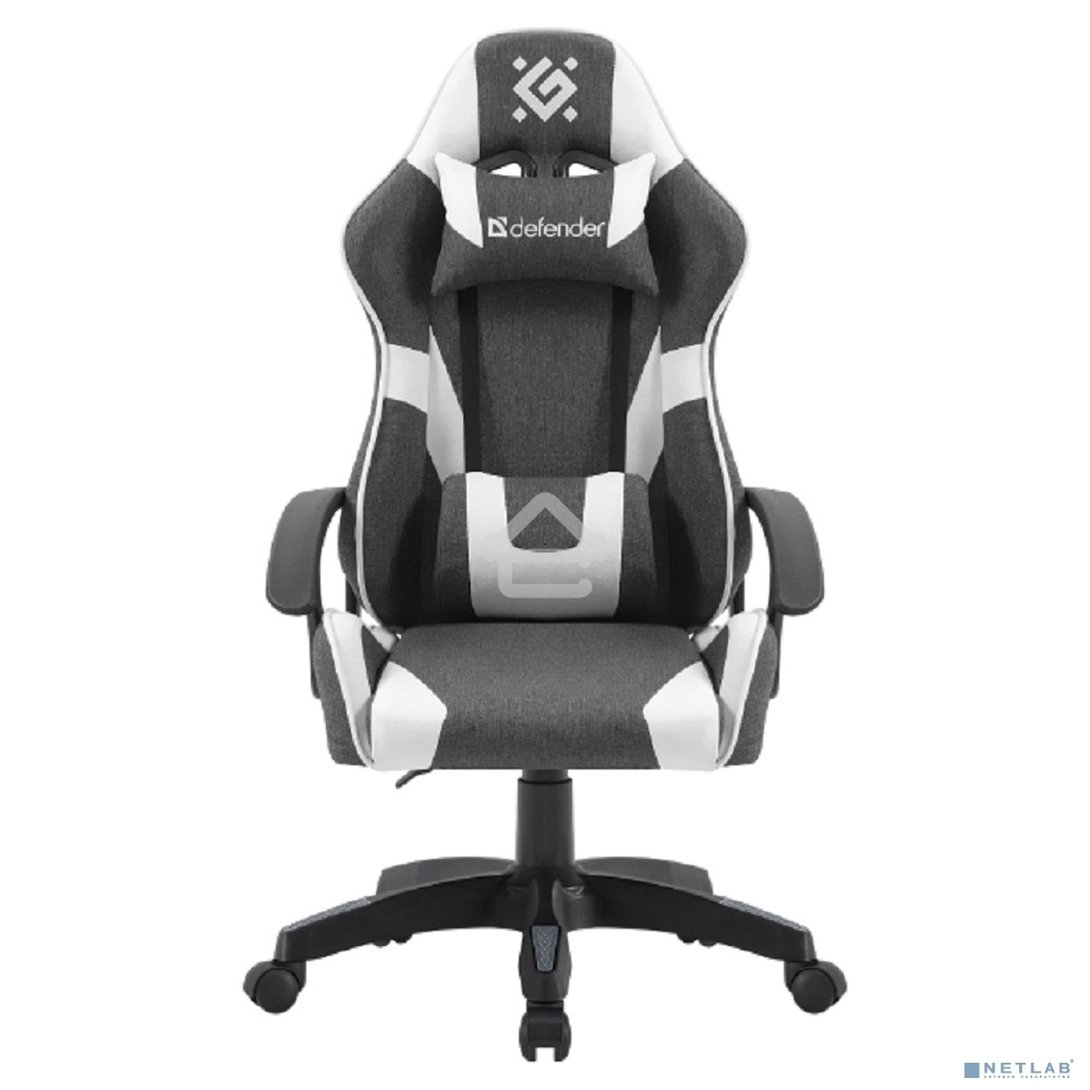 Кресло игровое Defender IBIS GREY/WHITE 64043