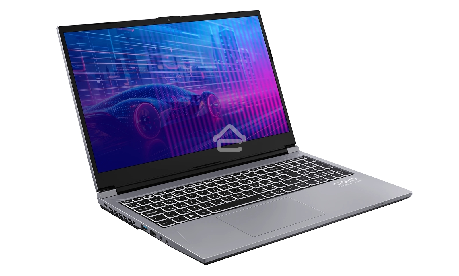 Ноутбук OSIO CyberLine C150i-002 серый i5-12600H /NVidia RTX 4050/16/512/NoOS/(Ghz)/Gb/Ext: + не МПТ