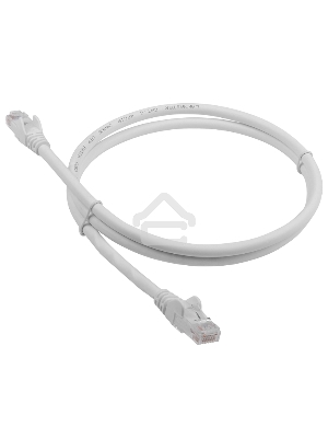 Патч-корд LANMASTER LSZH UTP кат.6, 0.5 м, серый