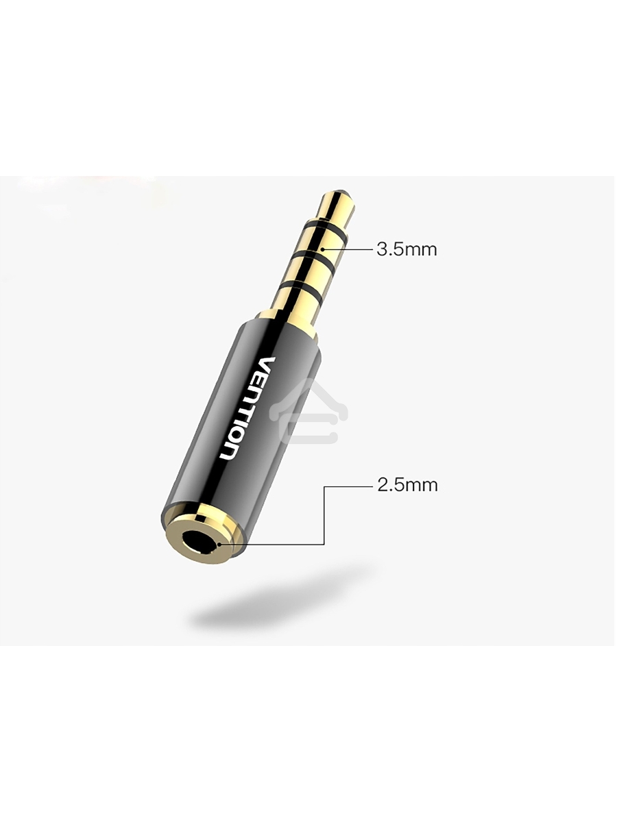 Переходник Vention Jack 2.5 mm F/3.5mm M Переходник Vention Jack 2.5 mm F/3.5mm M
