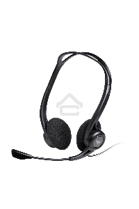 Наушники с микрофоном Logitech 960 черный 2.4м накладные оголовье (981-000100)