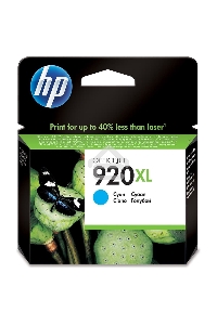 Картридж струйный HP 920XL CD972AE голубой для HP OJ 6000/6500