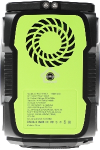 Мобильный аккумулятор Cactus CS-PCS144-EC5 40000mAh 2.1A 2xUSB черный/зеленый