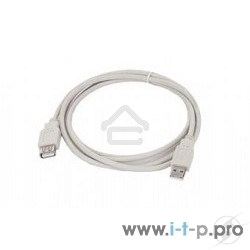 Кабель Gembird PRO CCP-USB2-AMAF-10 USB 2.0 кабель удлинительный 3.0м AM/AF позол. контакты, пакет