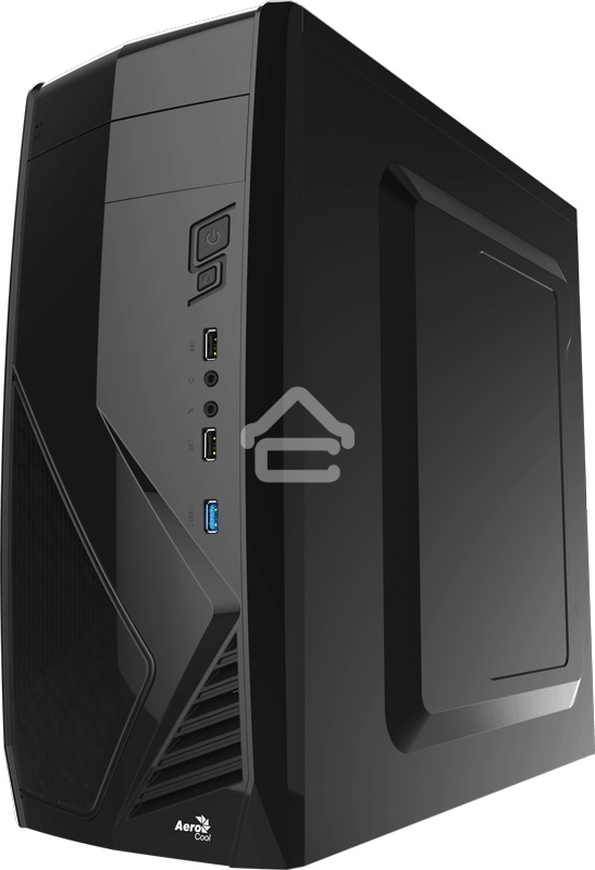 Компьютерный корпус Miditower Aerocool/Formula Cs-1102 черный ATX/micro ATX/mini ITX, USB 3.0 (без БП) 58133