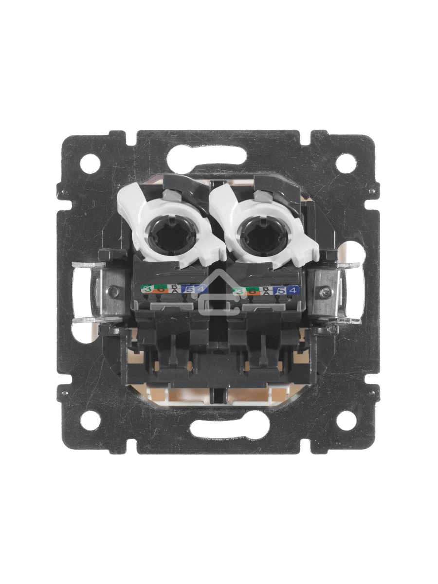 Компьютерная двойная розетка Legrand Valena 774231, белая RJ45 5 кат UTP