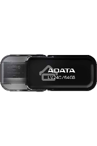 Флеш диск 64GB ADATA UV240, USB 2.0, Черный
